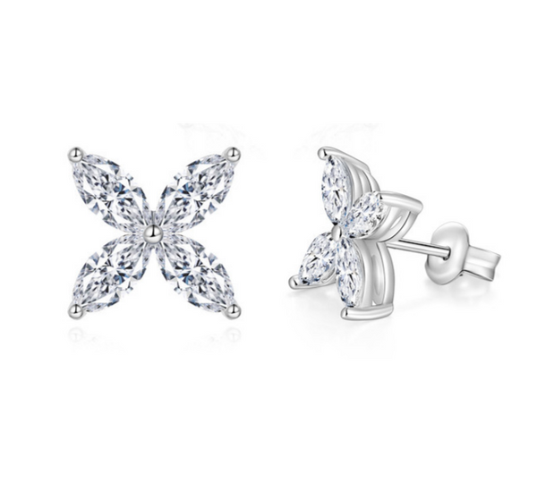 Twilight Radiance Moissanite Earrings