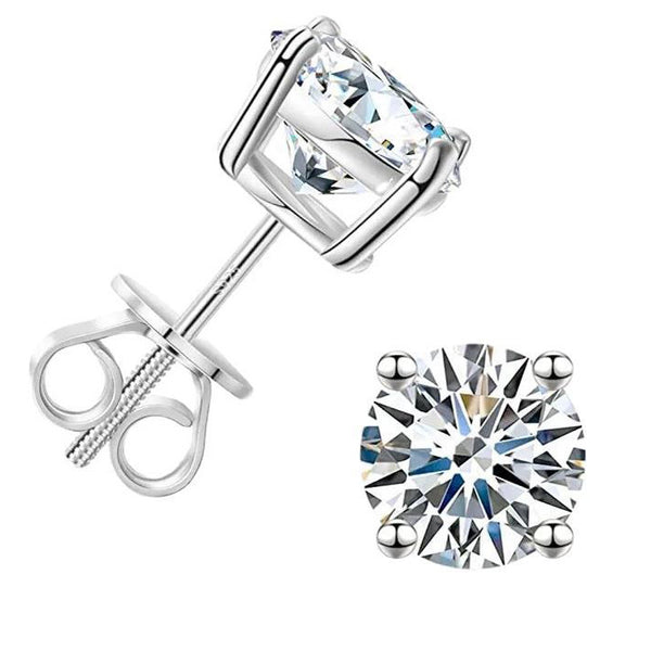 Aurora Borealis Moissanite Earrings