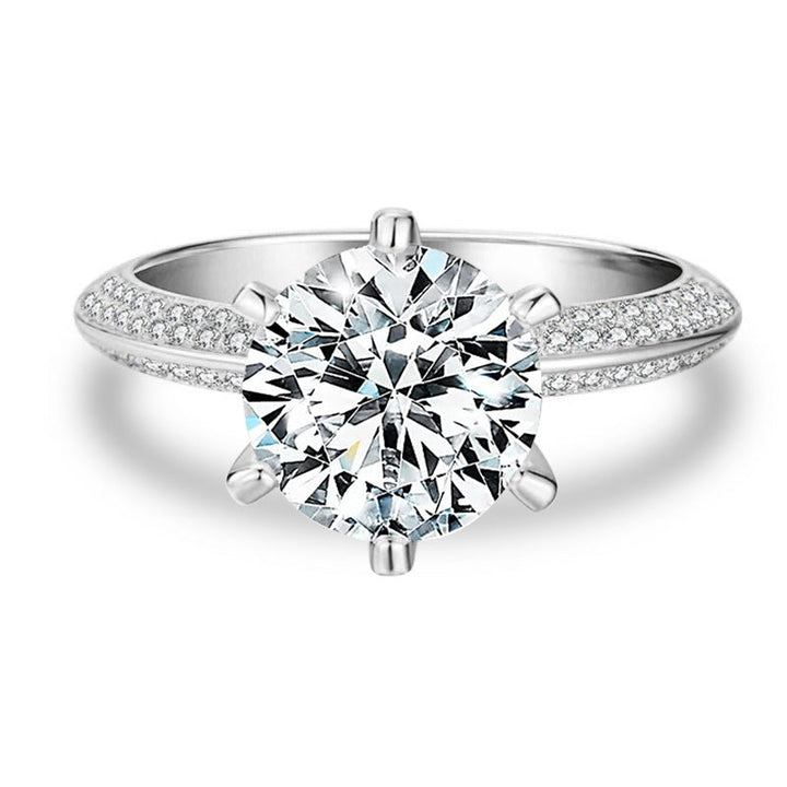 Passionate Bond Moissanite Engagement Ring