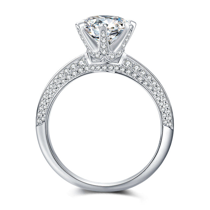 Passionate Bond Moissanite Engagement Ring