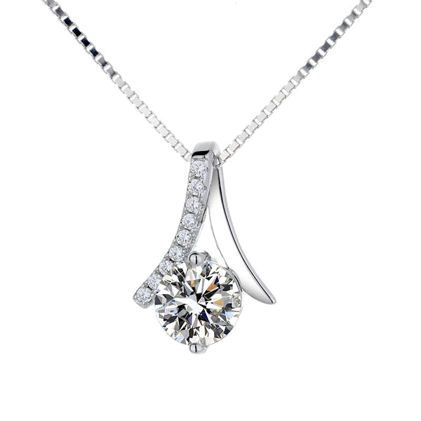 Luminous Cosmos Moissanite Necklace