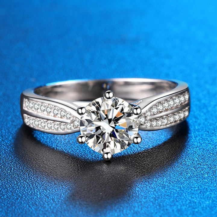 Starry Affection Moissanite rings