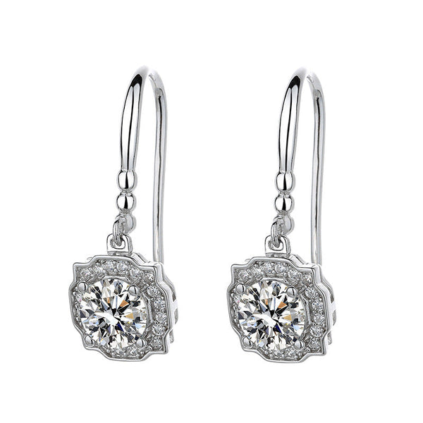 Aurora Serenade Moissanite Earrings