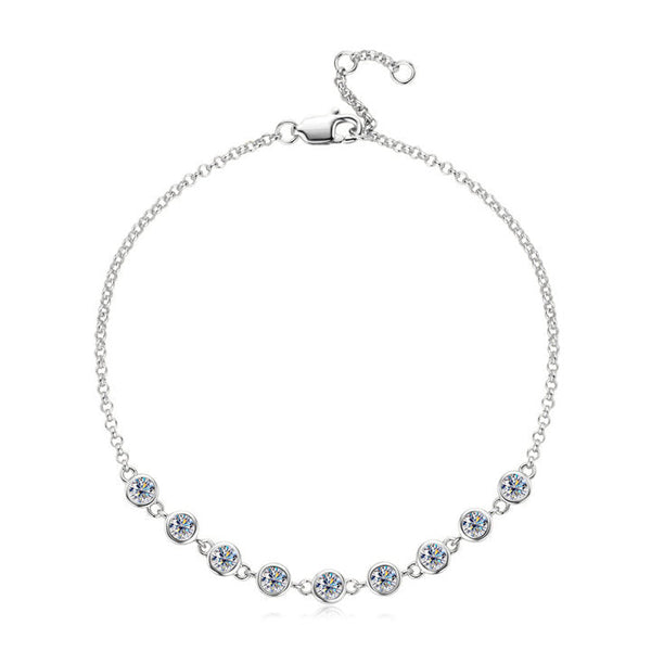 Celestial Radiance Moissanite Bracelet